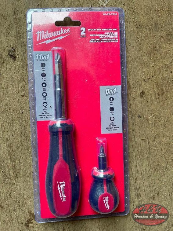 Milwaukee 2pc Multi-Bit Driver Set