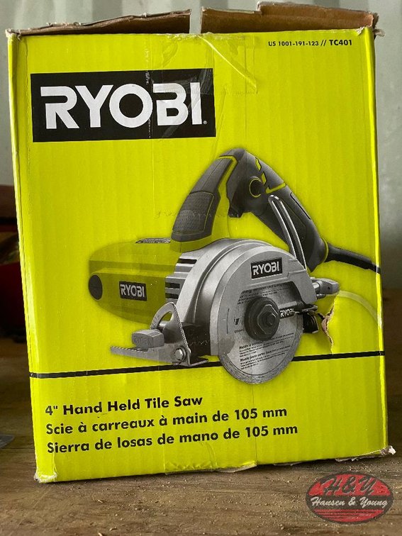 RYOBI 4'' Hand Held Tile Saw