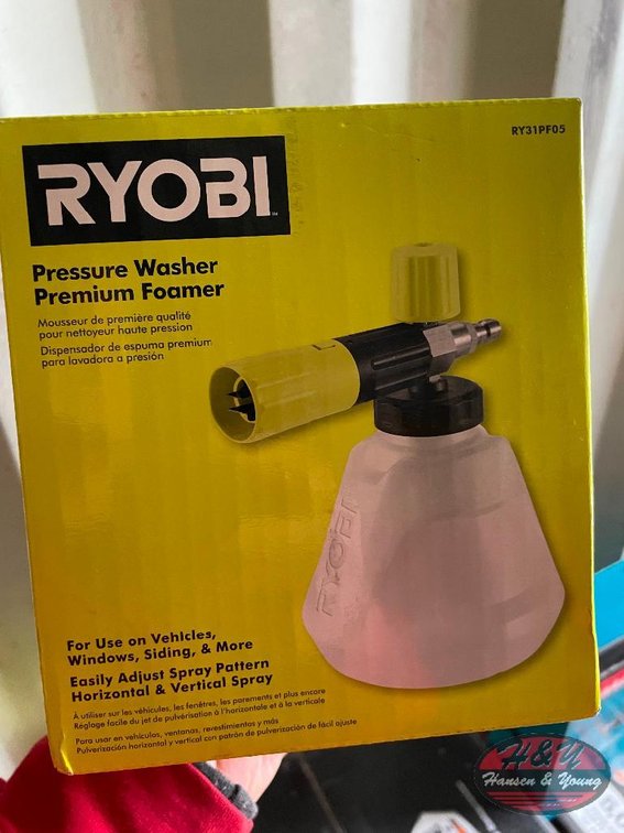 RYOBI Pressure Washer Foamer