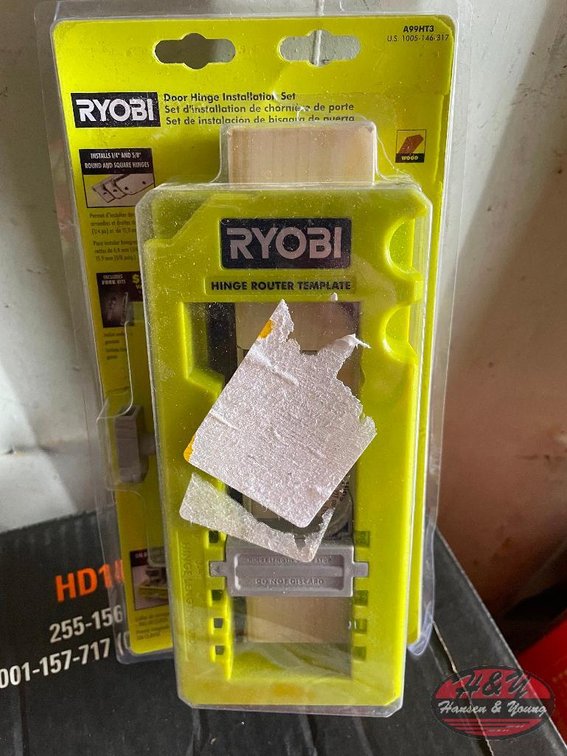 RYOBI Door Hinge Installation Set