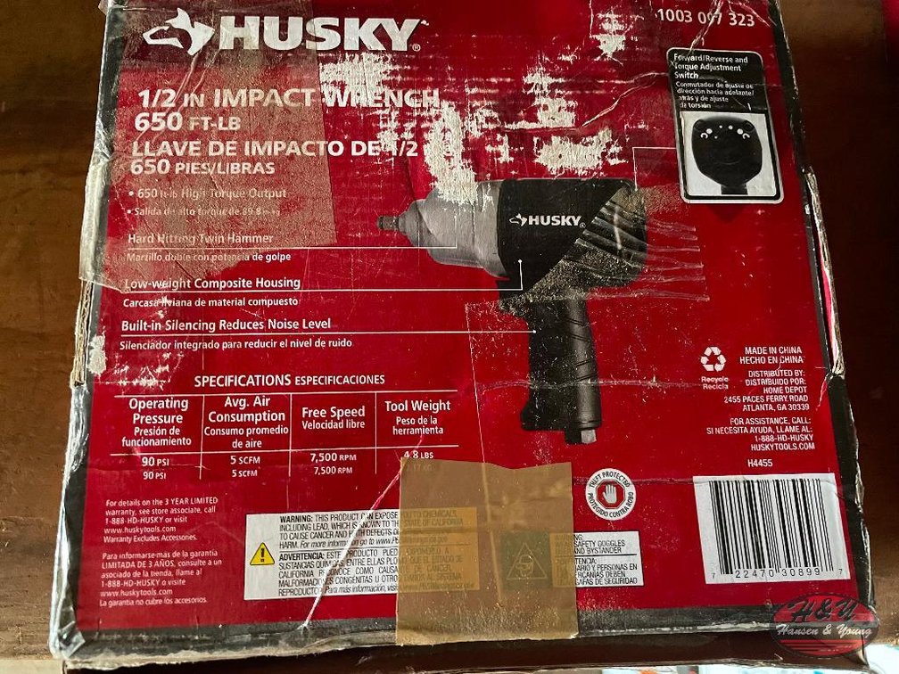 Husky 1/2'' Impact Wrench