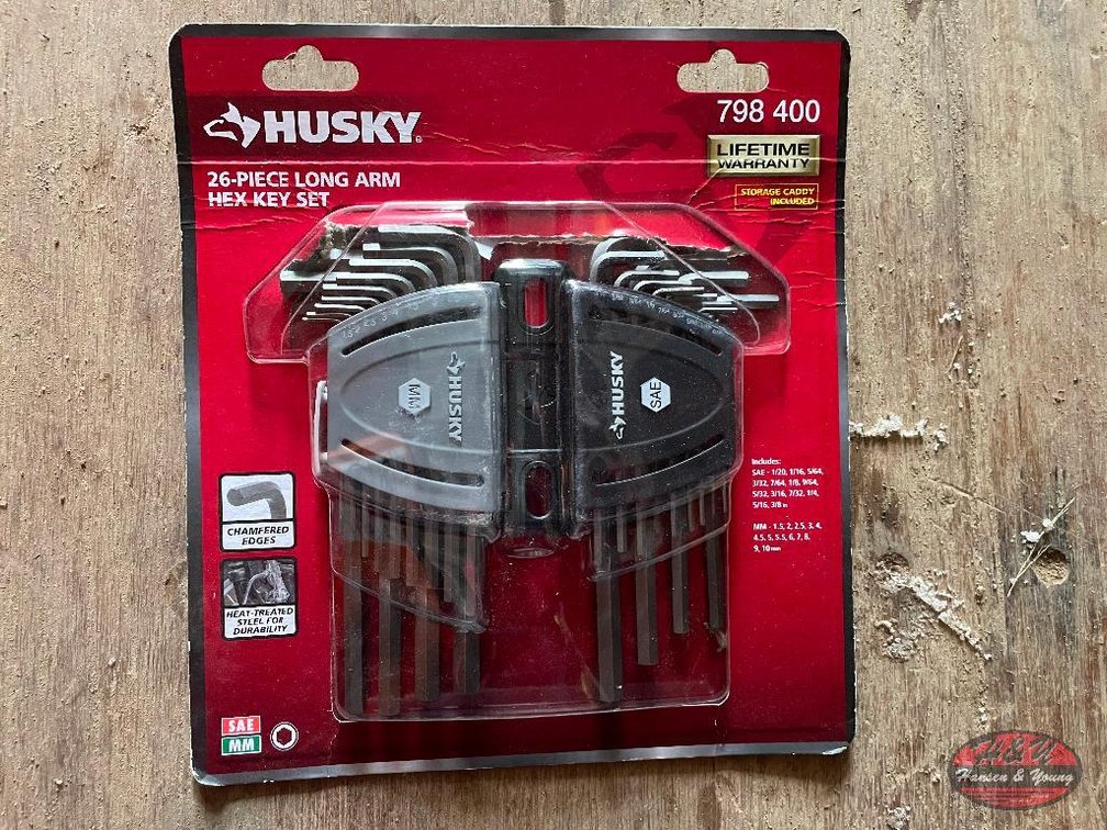 Husky 26pc Long Arm Hex Key Set