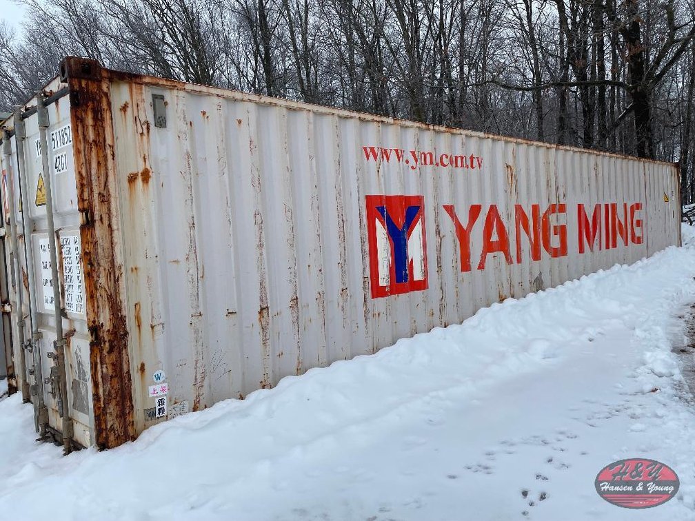 40' Used Gray Container - #YMLU-511852