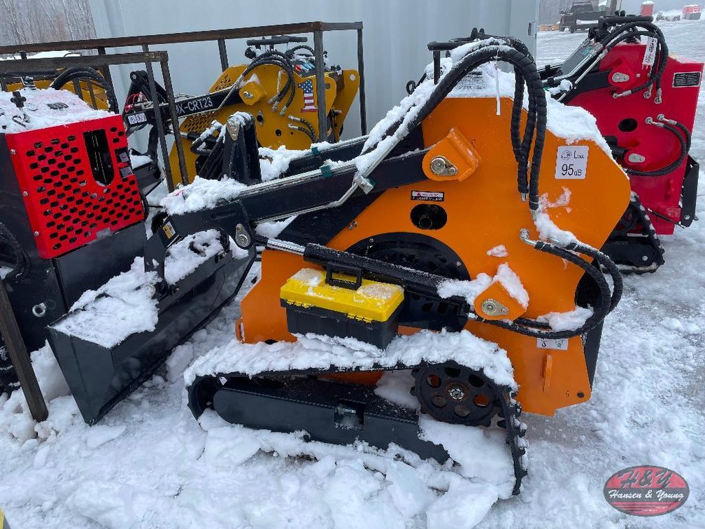 Mini Skidsteer LDH-T460 Loader - Orange/Yellow