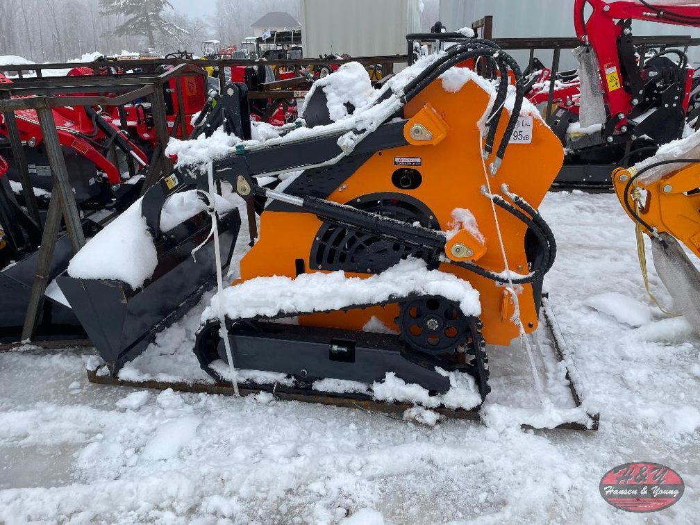 Mini Skidsteer LDH-T460 Loader - Orange/Yellow