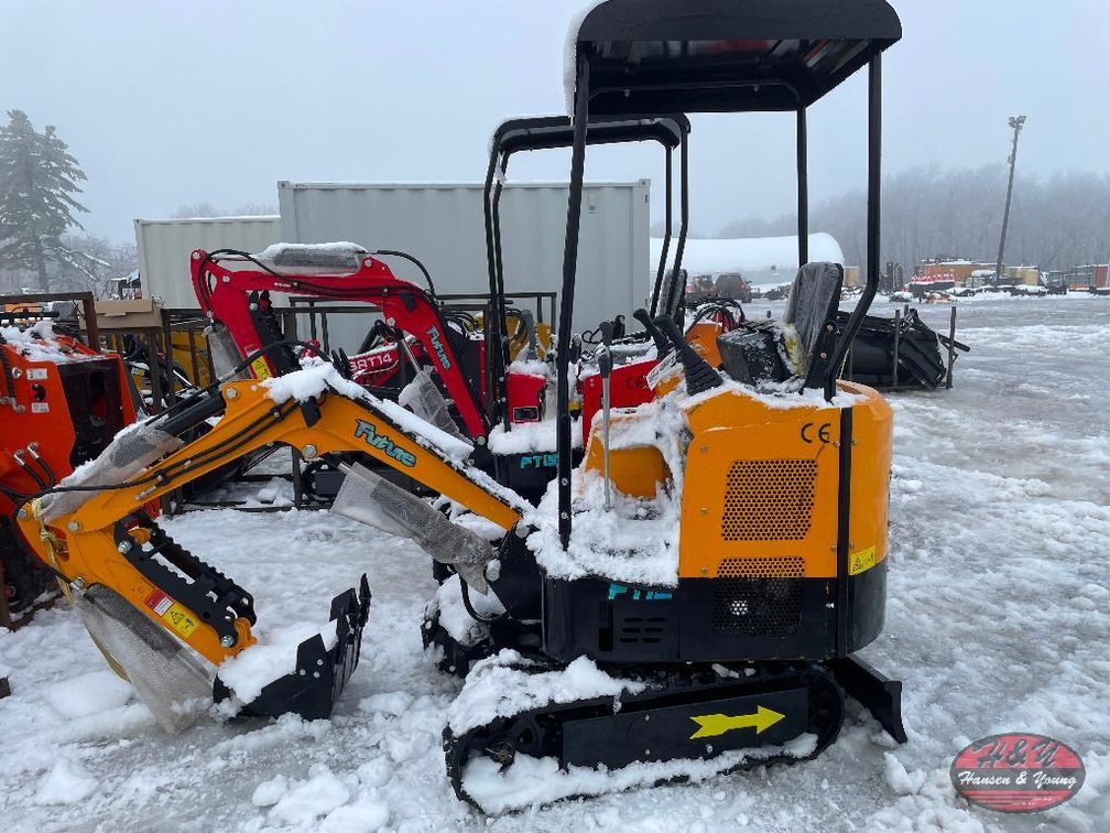 Mini FT15 Excavator - Yellow/Orange