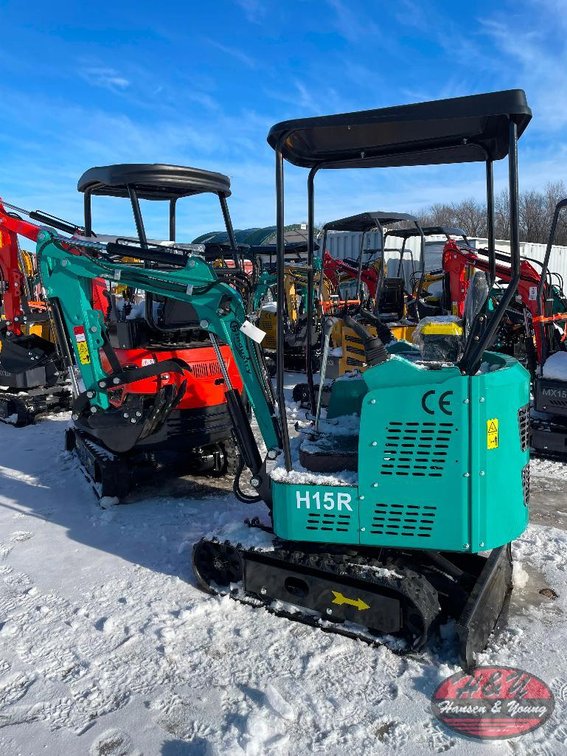 Mini H15R Excavator - Green