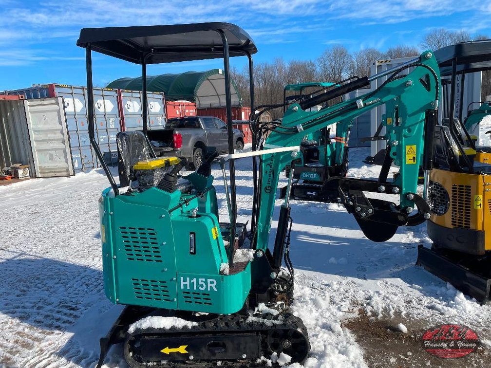 Mini H15R Excavator - Green