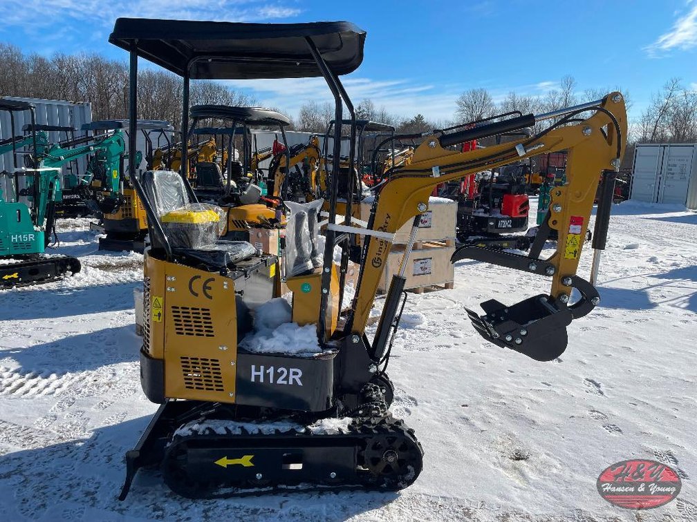 Mini H12R Excavator - Yellow/Orange