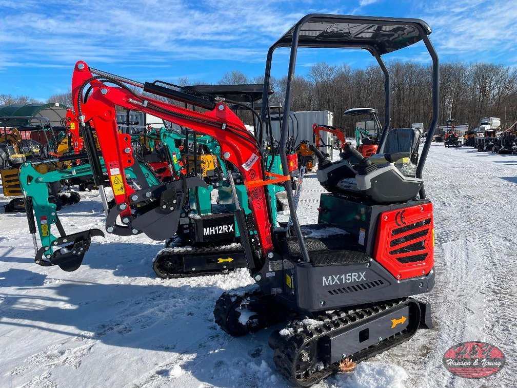 Mini MX15RX Excavator - Red