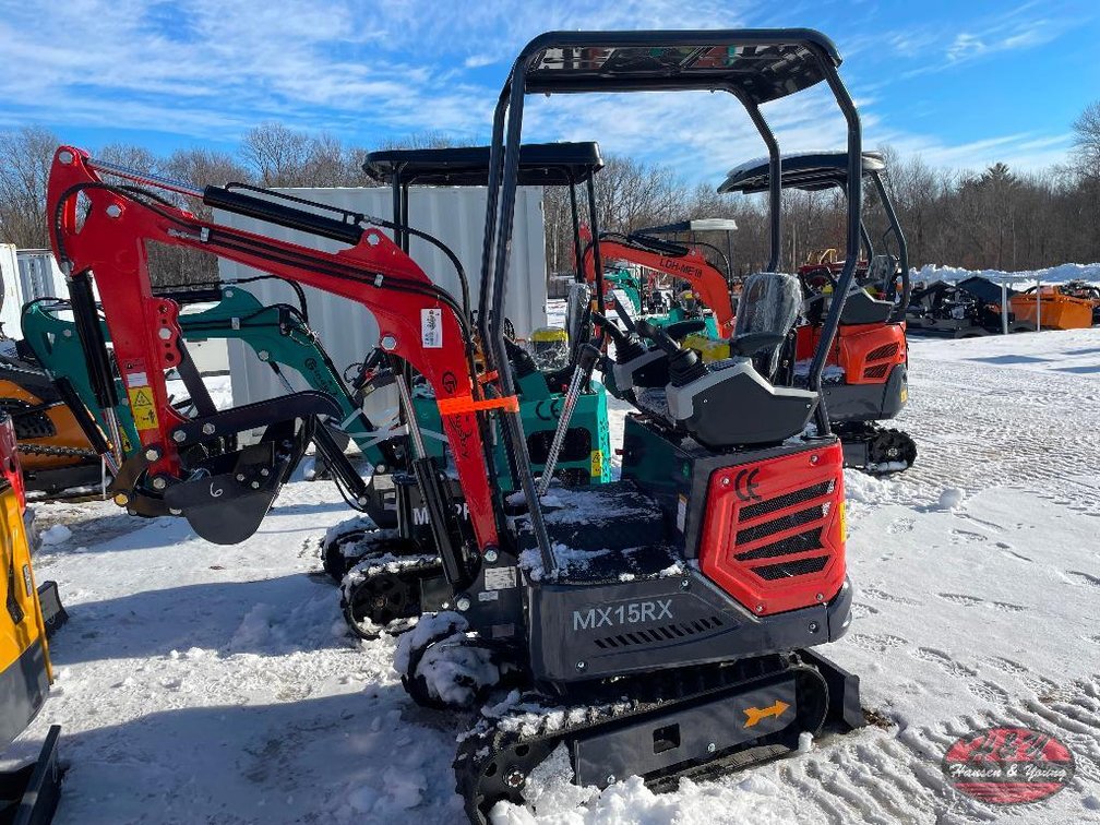 Mini MX15RX Excavator - Red