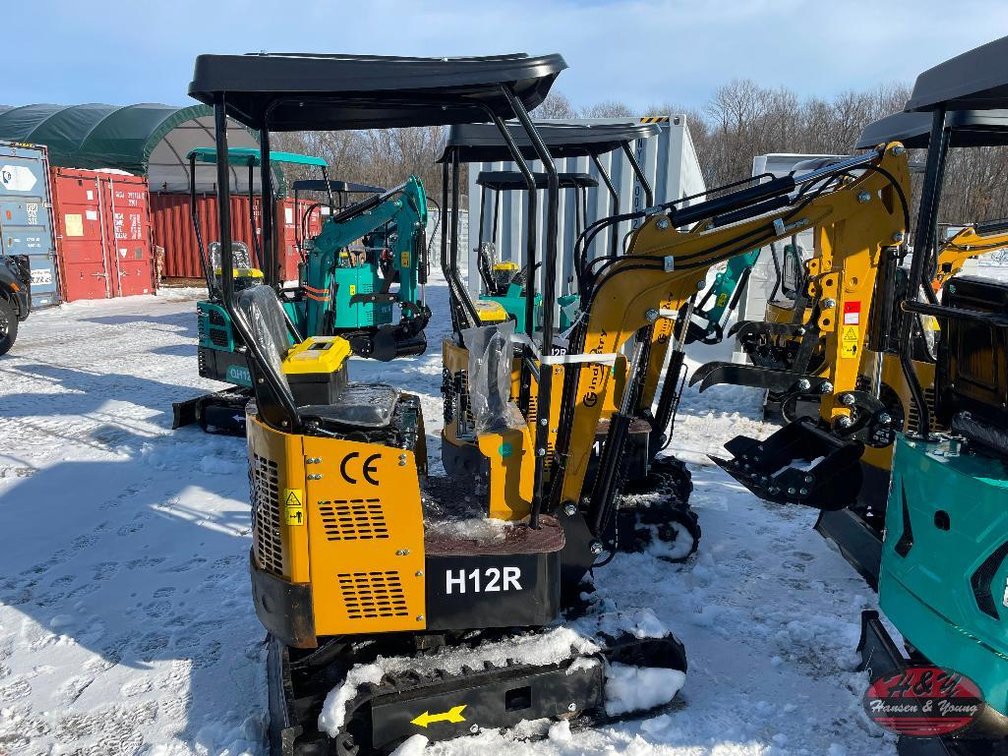 Mini H12R Excavator - Yellow/Orange