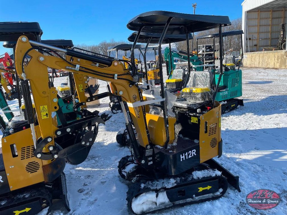 Mini H12R Excavator - Yellow/Orange
