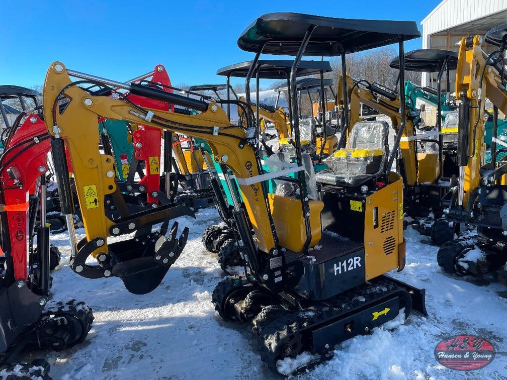 Mini H12R Excavator - Yellow/Orange