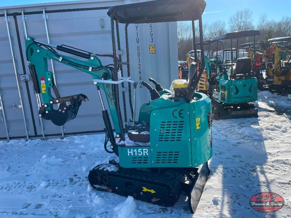 Mini H15R Excavator - Green