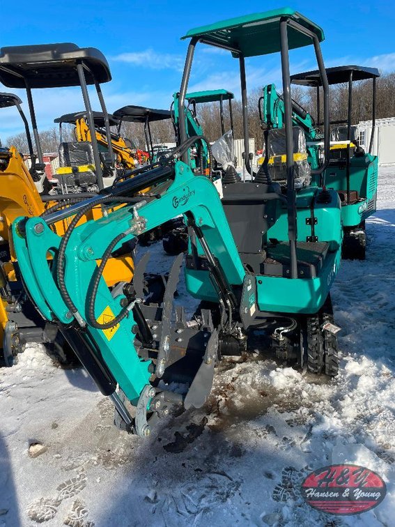 Mini QK16R Excavator - Green