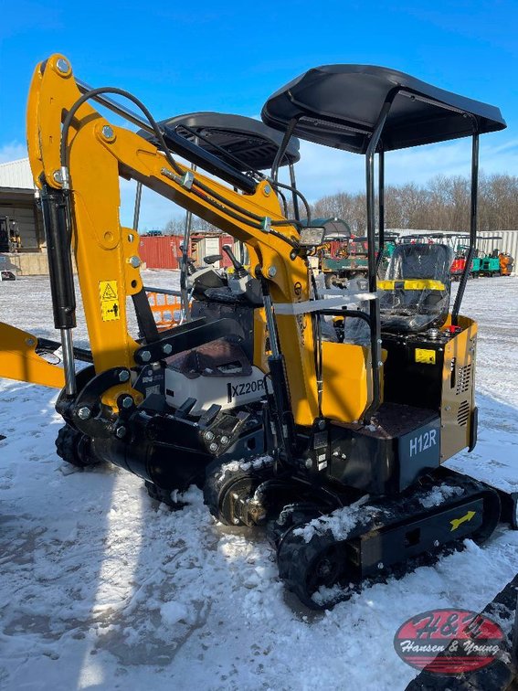 Mini H12R Excavator - Yellow/Orange