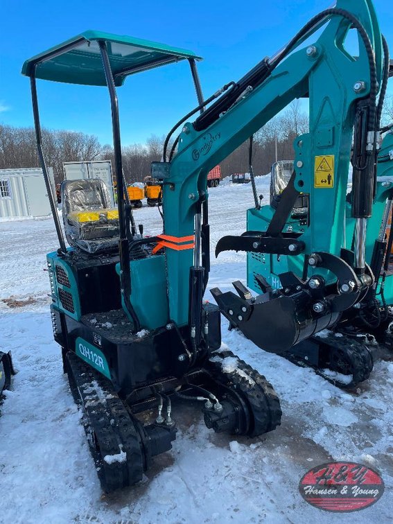 Mini QH12R Excavator - Green