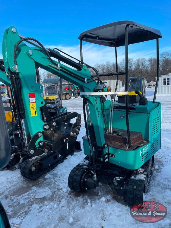 Mini H15R Excavator - Green