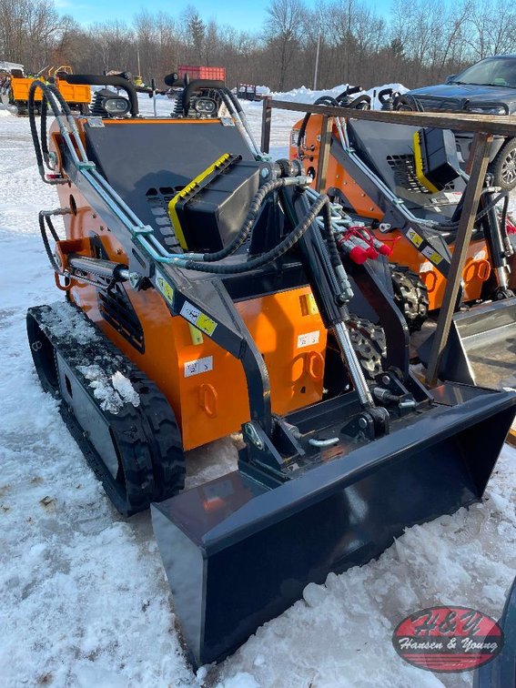 Mini Skidsteer Loader - Orange