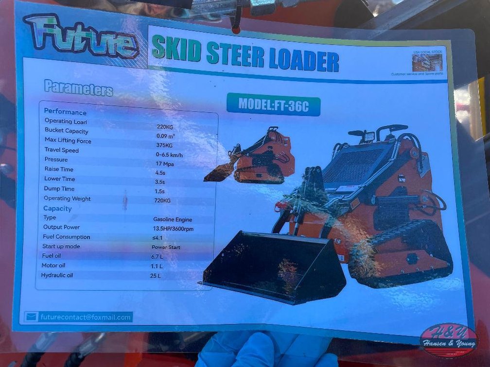 Skidsteer Loader - Orange/Red