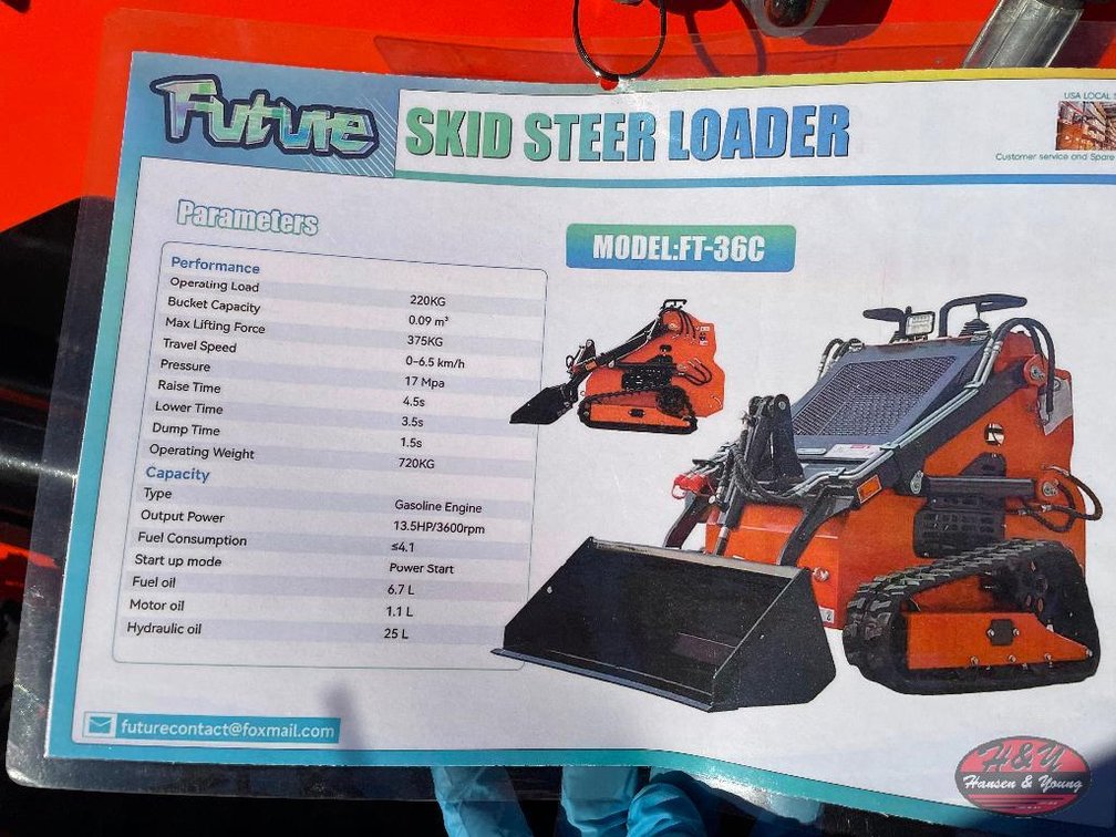 Skidsteer Loader - Orange/Red
