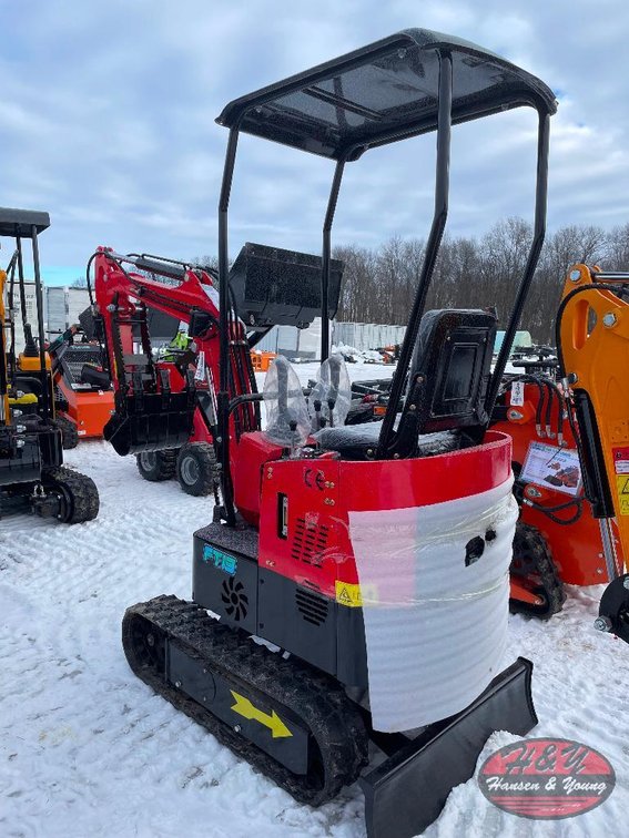 Mini Excavator FT13 - Red