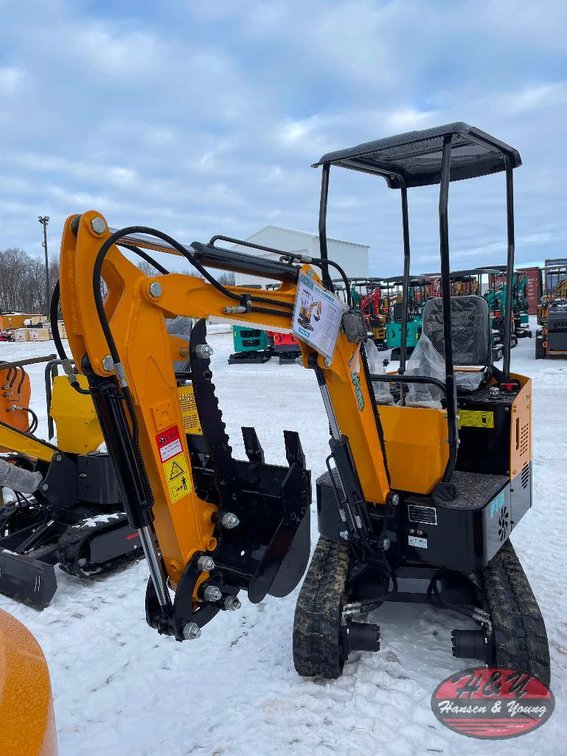 Mini Excavator - FT13 - Yellow/Orange