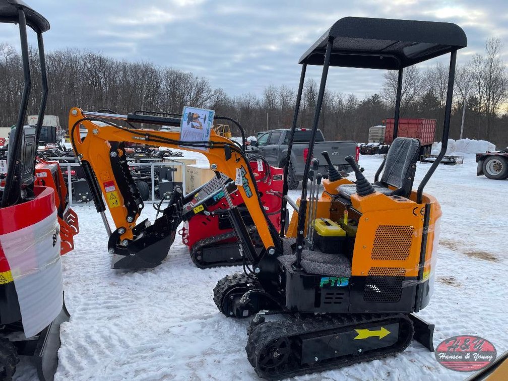 Mini Excavator - FT15 - Yellow/Orange