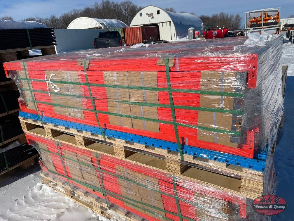 40' 6 Section Heavy Duty Metal Storage Shelves