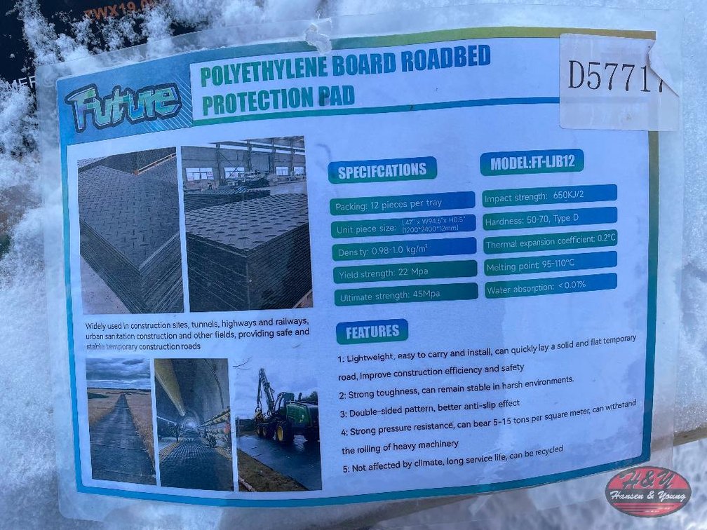 (12) Polyethylene Board Roadbed Protection Pad