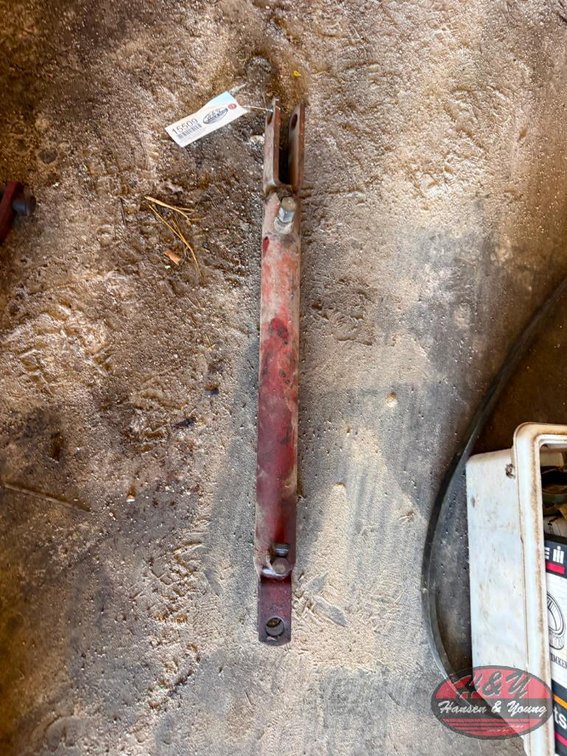 Red Hydraulic Cylinder