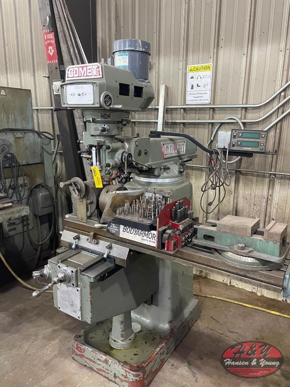 Comet 3KV Vertical Knee Mill – 3 HP