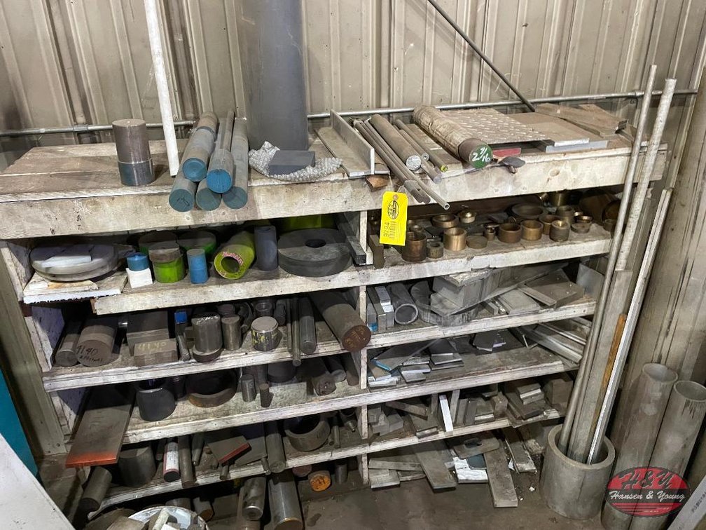 Various Material Stock on Shelf