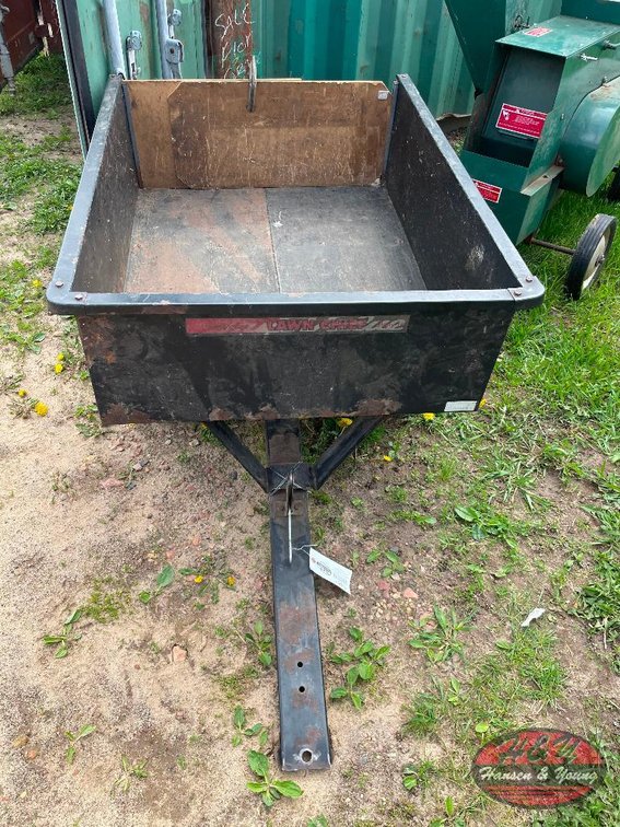 Lawn Chief Metal Lawn Pull-Behind Garden Trailer