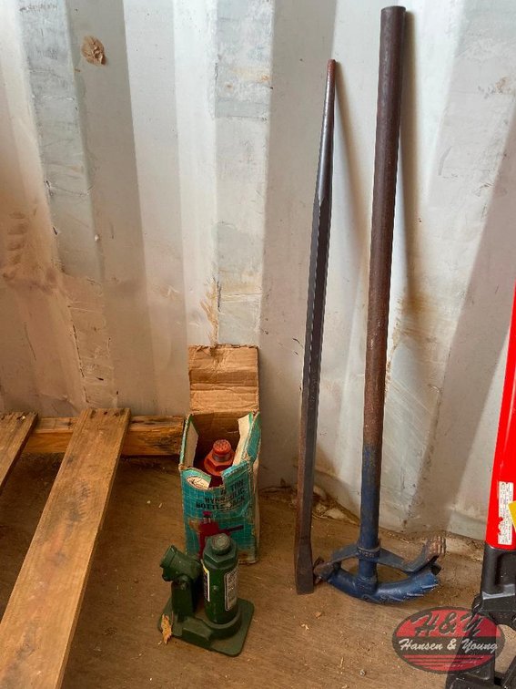 Bottle Jacks, Large Pry Bar & More