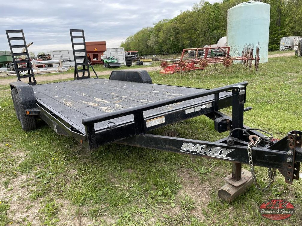 2015 Maxey 8'x17' Trailer - VIN #5R8C61820FM034165 - Prairie Farm, WI