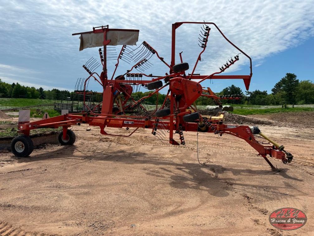 Kuhn GA 7000 DL Double Rotary Rake - Turtle Lake Wi