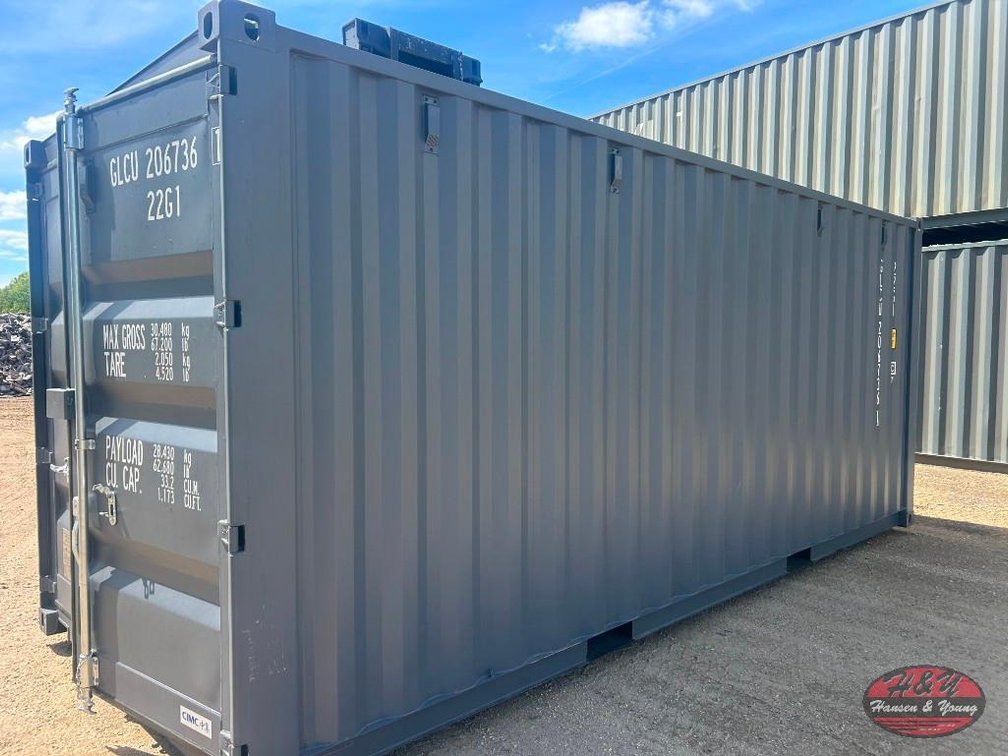 20' One Trip STD SD Container - New - Dark Grey - Viroqua, WI