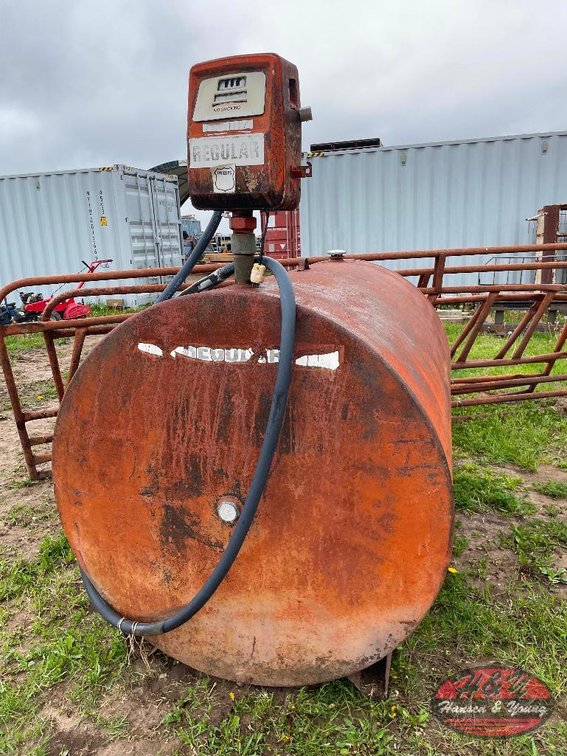 500 Gal Fuel Barrel w/ Pump - Prairie Farm, WI