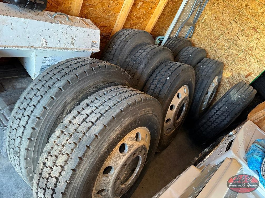 9 Low Pro 22.5 Alum Rims/Tires - Chippewa Falls