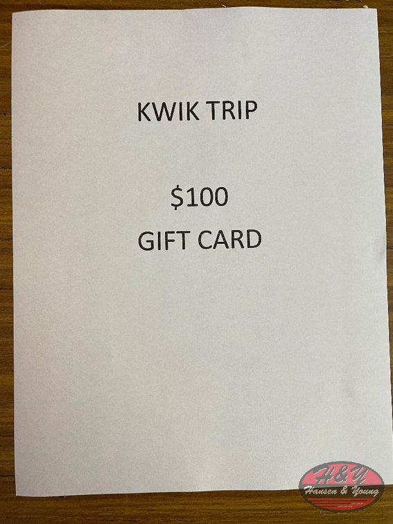 Kwik Trip $100 Gift Card