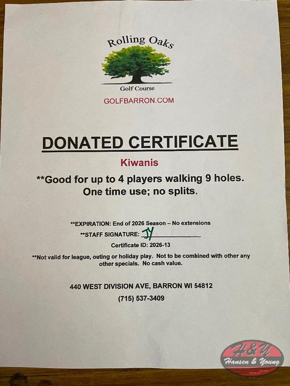 Rolling Oaks 4 Players Golfing 9 Holes NO CART