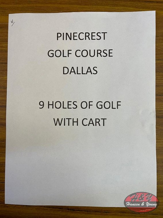 Pinecrest Golf Course Dallas, WI - 9 Holes w/ Cart