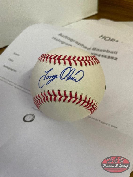 Tony Oliva Autographed Baseball