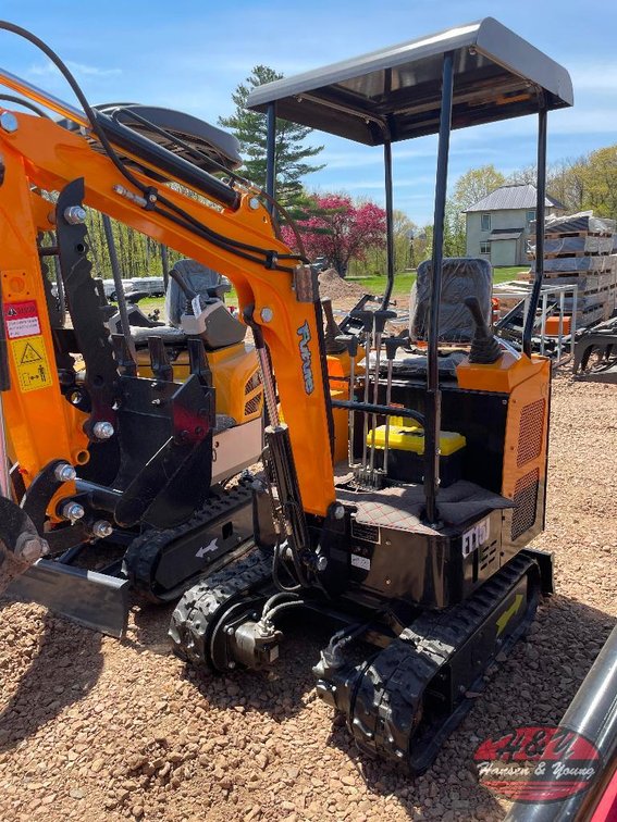 Mini 15J Excavator - Orange