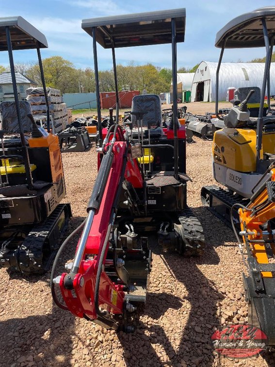 Mini 15J Excavator - Red