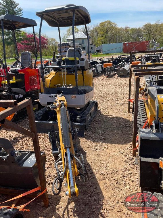 Mini SDLE20 Excavator - Orange/Grey