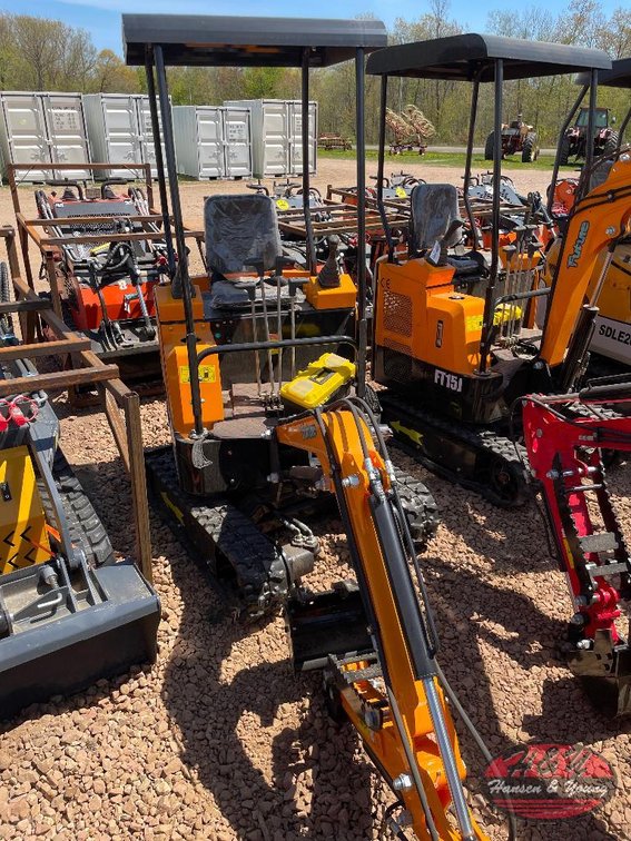 Mini 15J Excavator - Orange