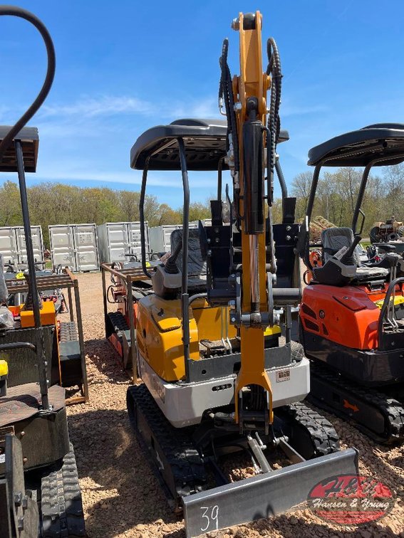 Mini SDLE20 Excavator - Orange/Grey